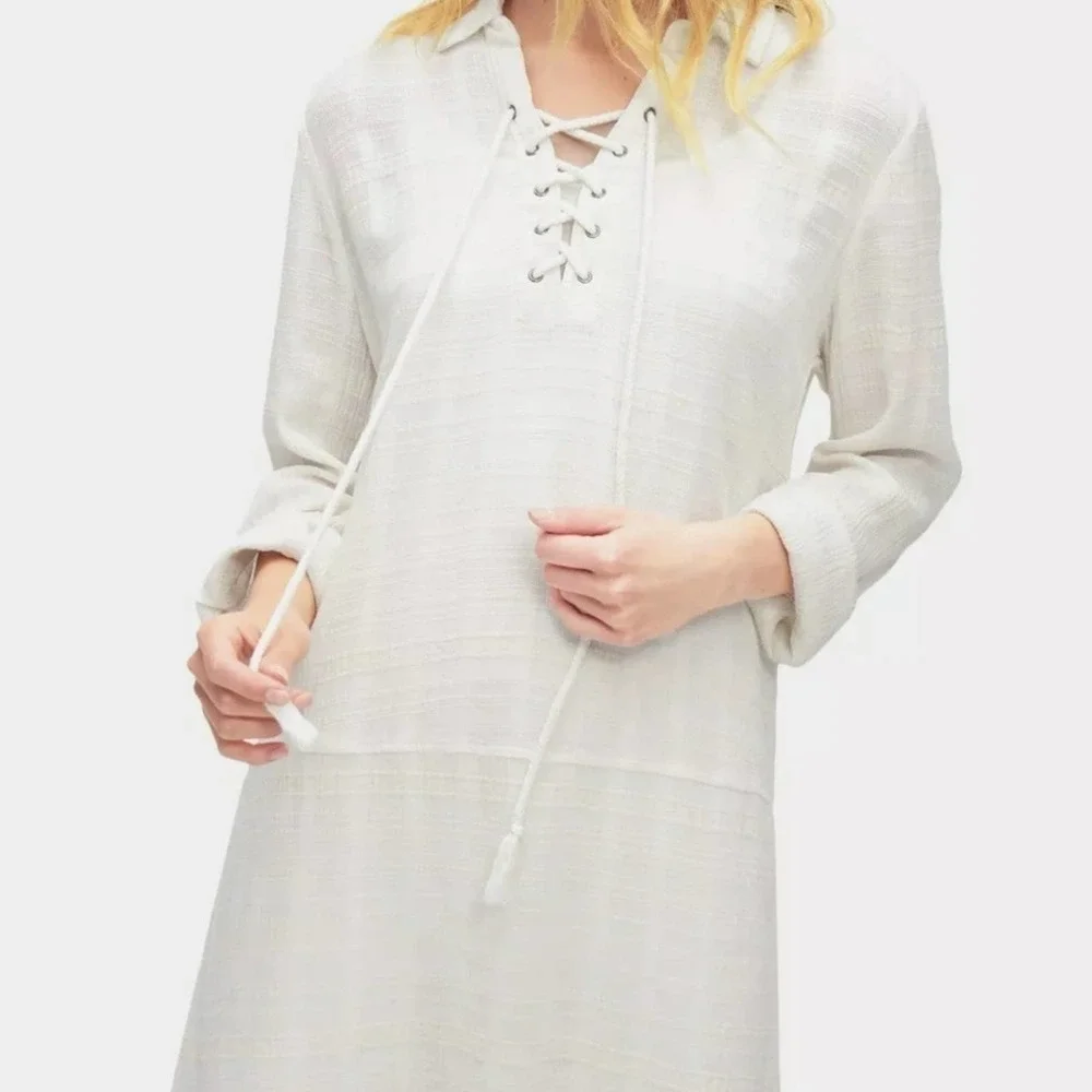 Splendid Sandbar stripe lace up dress - Picture 13 of 15